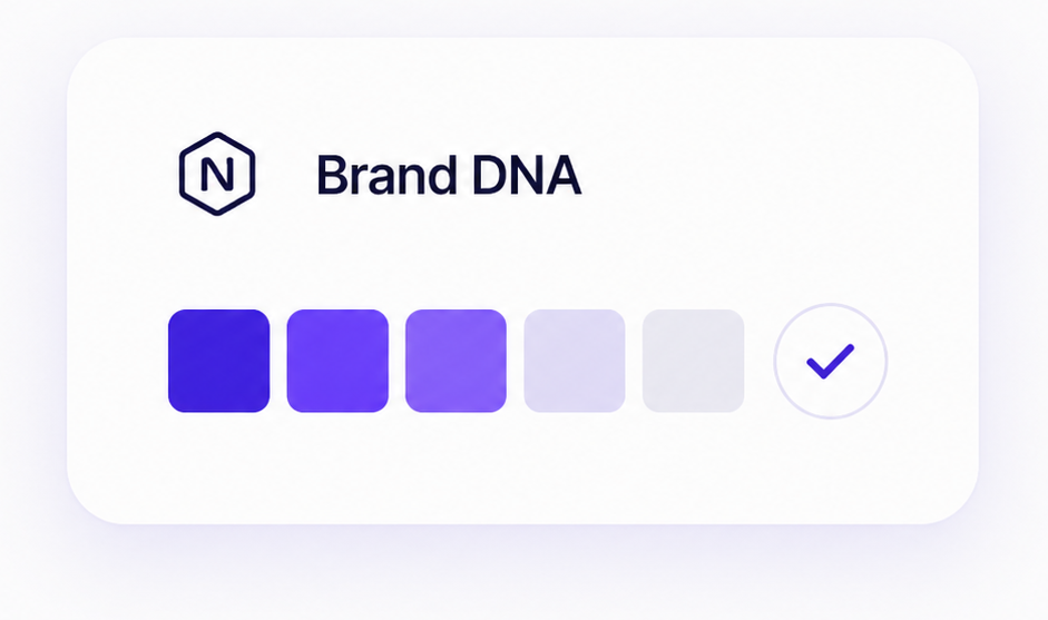Brand DNA palette card